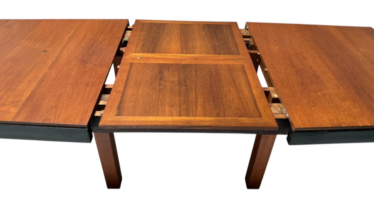 Art Deco Modernist Extending Dining Room Table by Toko v/d Pol Semarang, 1920s